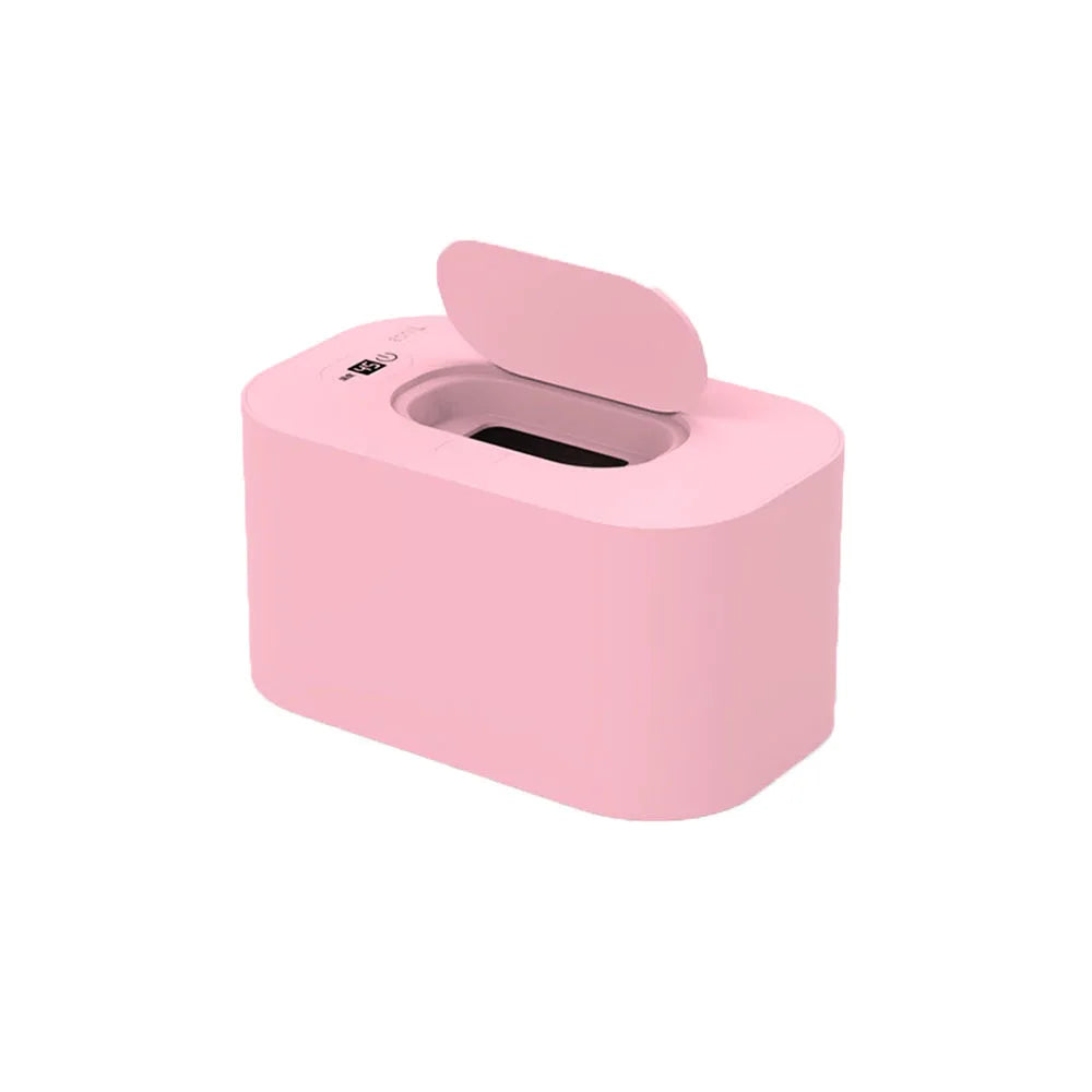Baby Wet Wipe Heater Smart Temperature Adjustable Wet Towel Napkin Dispenser Heating Box Portable USB Charge Baby Wipes Warmer