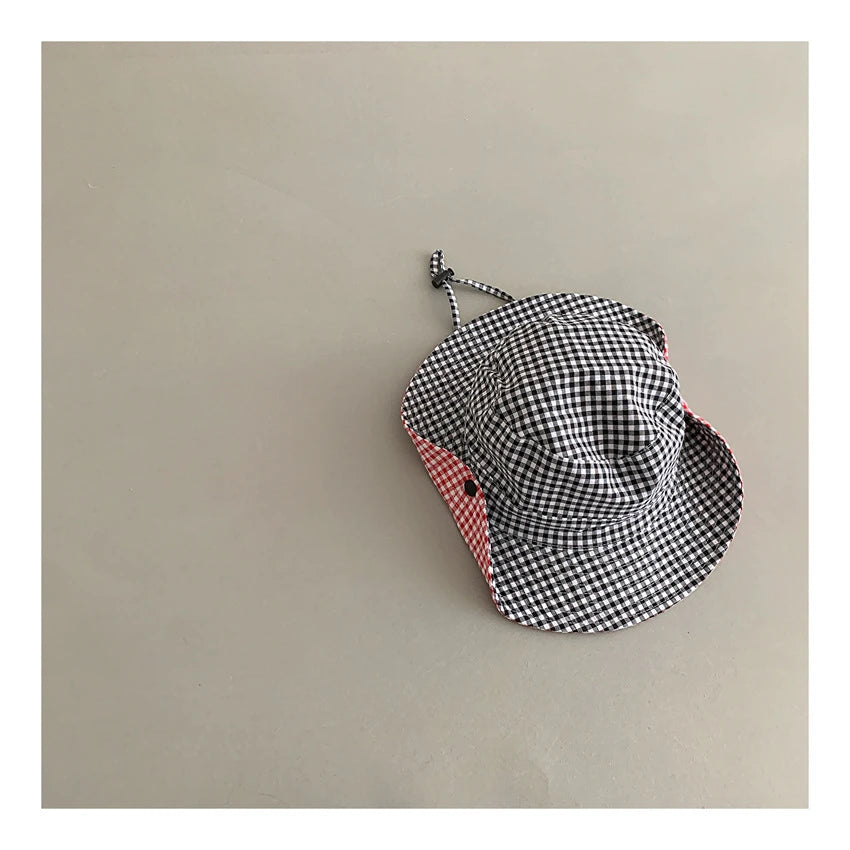 Personalized Candy Color Reversible Spring Autumn Baby Hat Boy Girl Cotton Kid Sun Hat Outdoor Summer Child Cap Custom Baby Name
