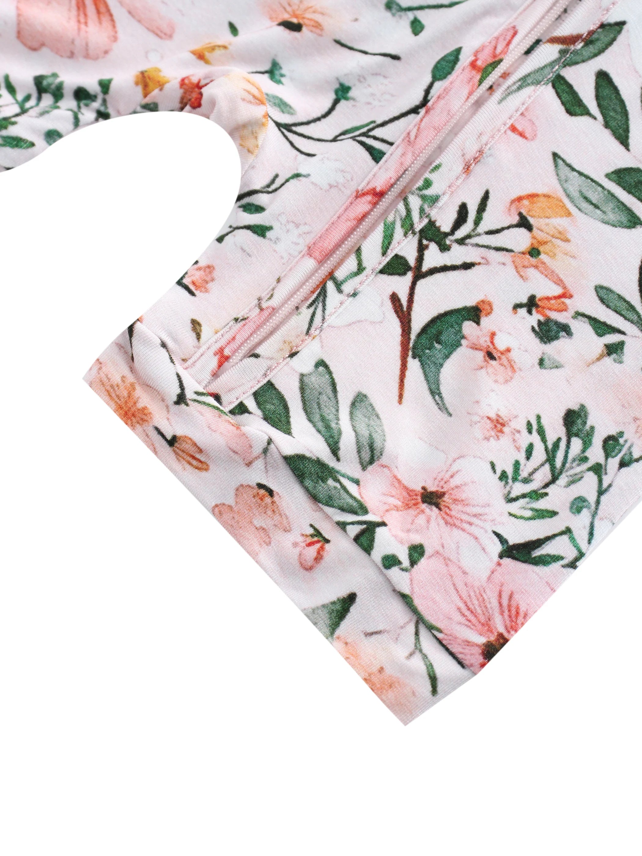 2pcs POSHTOT bamboo fiber short sleeves for baby. Baby pajamas two-way zipper 0-2 year old jumpsuit.Baby jumpsuit.