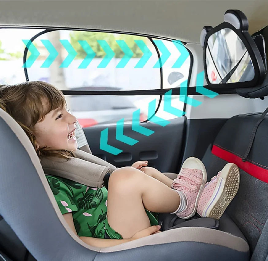 Baby Car Mirror Suction Cup, Baby Mirror for Car Seat Forward Facing Mirrors for Infant, Carseat Back Seat Backseat Child Rearvi