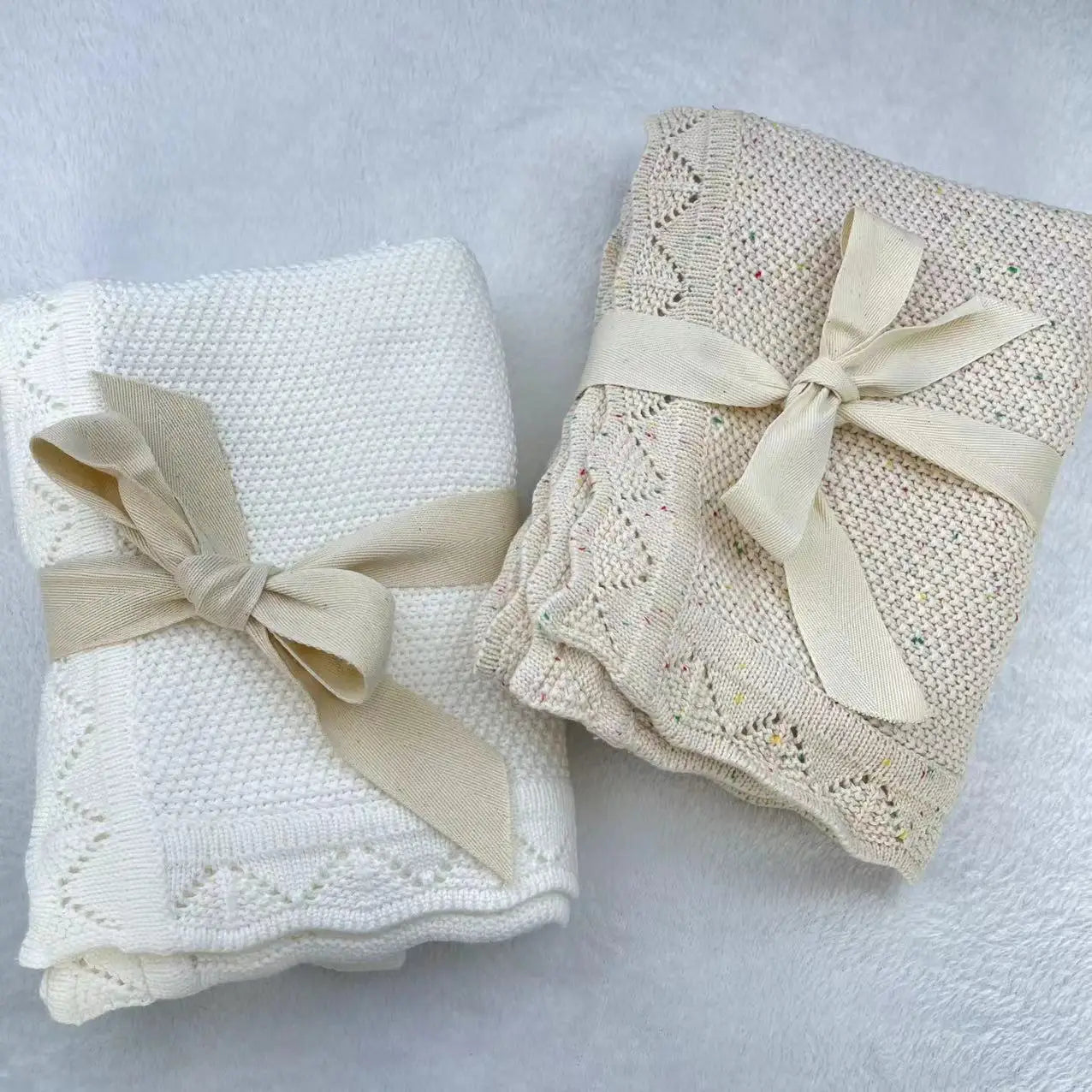 Knitted Baby Blanket Newborn Bedding Comforter Cotton Swadlle for New Born Babies Accessories Stroller Blanket Receive Bed Cover