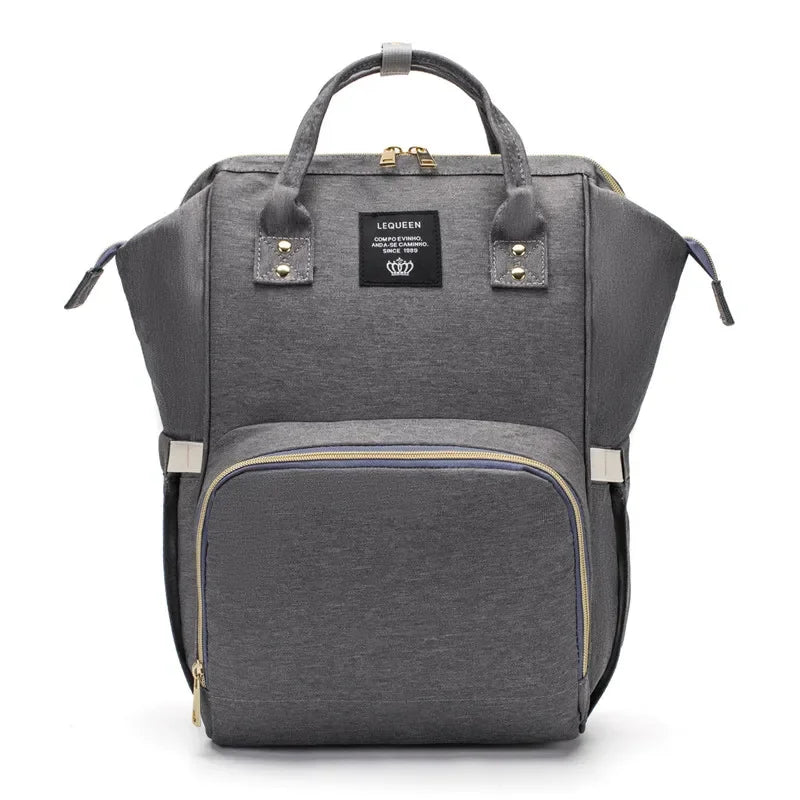Lequeen Mummy Maternity Diaper Bag Backpack Nappy Bag Large Capacity Stroller Bag Travel Diaper Backpack for Baby Care