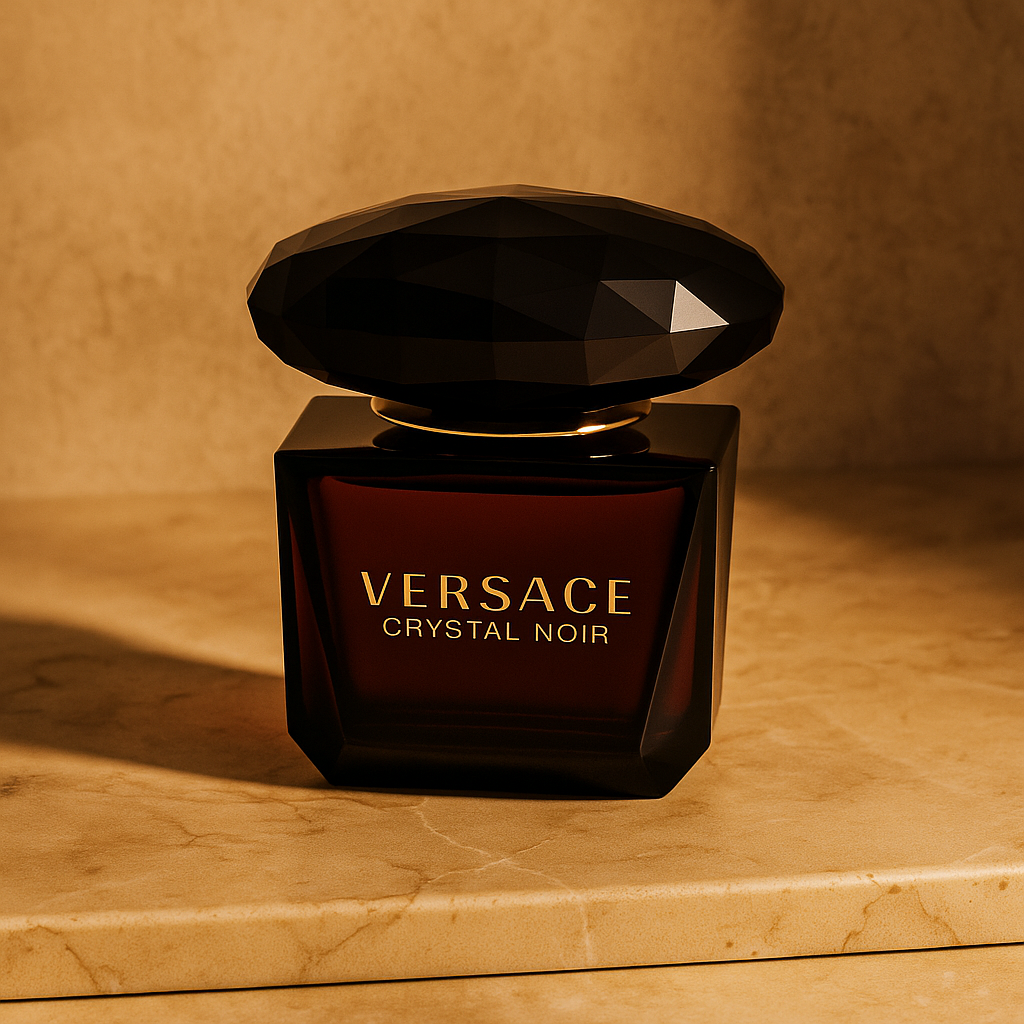 Versace Crystal Noir Eau de Parfum – Sensual, Sophisticated & Mysterious Floral Oriental Scent (3.0 oz)