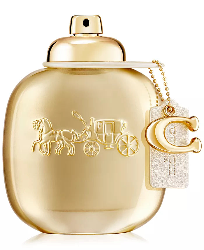 Coach Dreams Eau de Parfum Gold – Luxurious, Bold & Radiant Floral Fruity Scent for Women (3.0 oz)