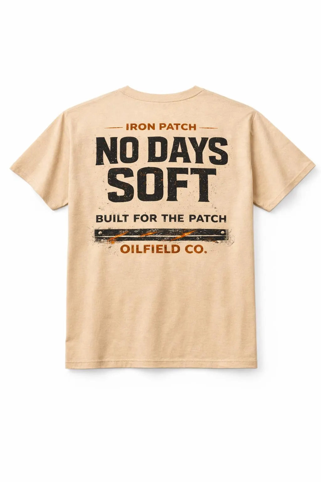 No Days Soft Oilfield T-Shirt – Iron Patch Co Work Tee – Heavy Duty Gildan Shirt