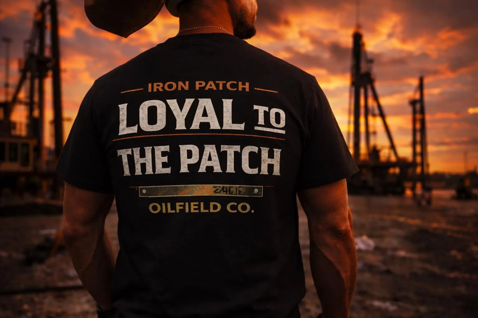 Loyal To The Patch Oilfield Work Shirt – Heavy Duty Gildan Tee
