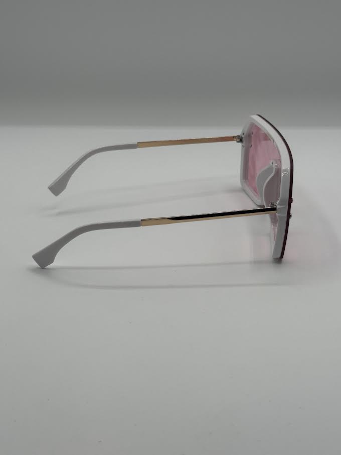 Pink and White designer feel shades top quality